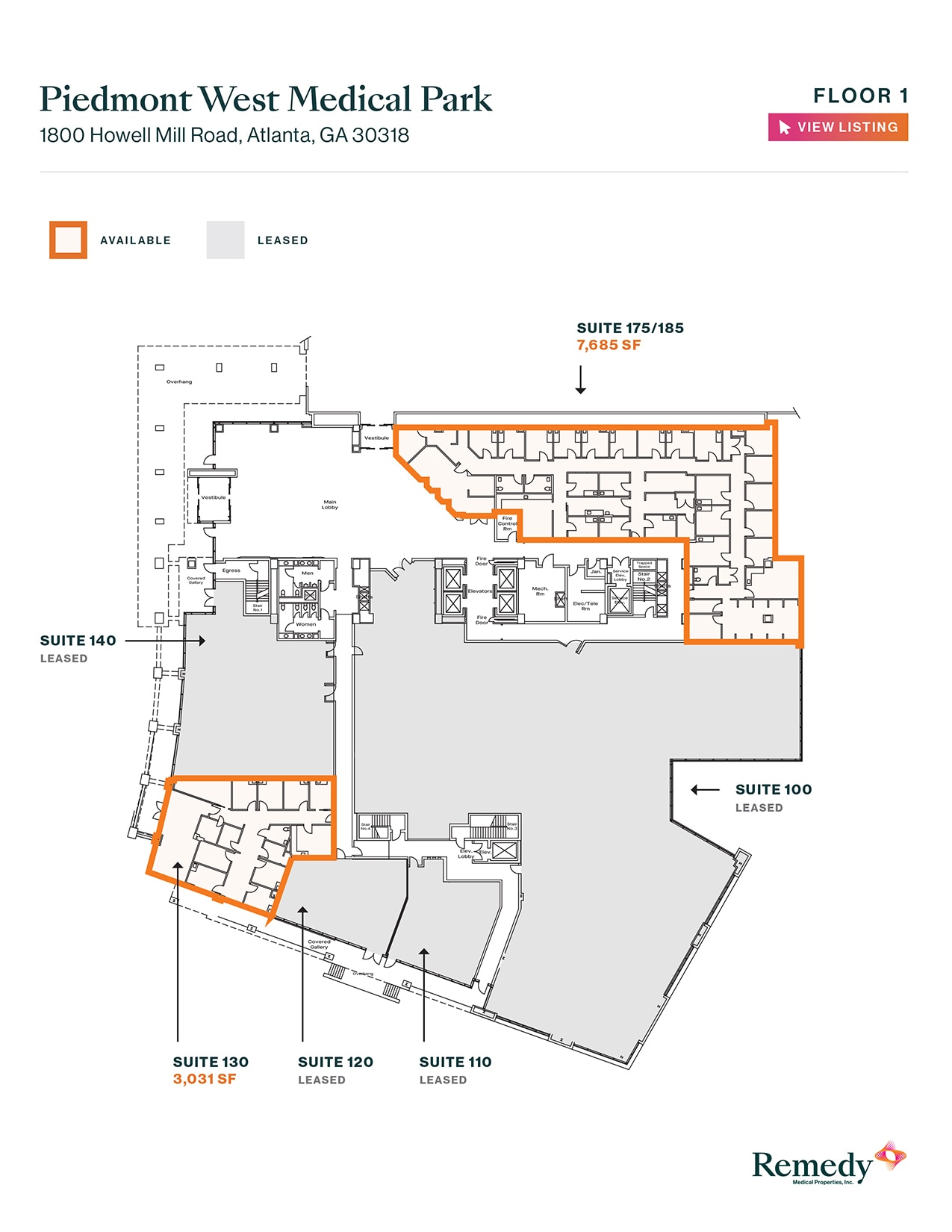 1800 Howell Mill Rd, Atlanta, GA for lease Floor Plan- Image 1 of 1