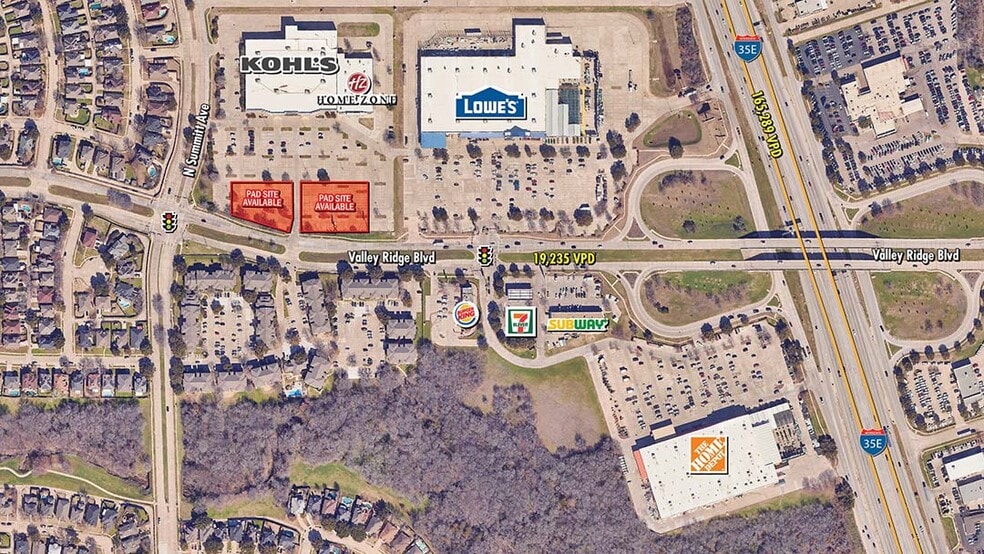 1001 Valley Ridge Boulevard, Lewisville, TX for lease - Aerial - Image 1 of 1