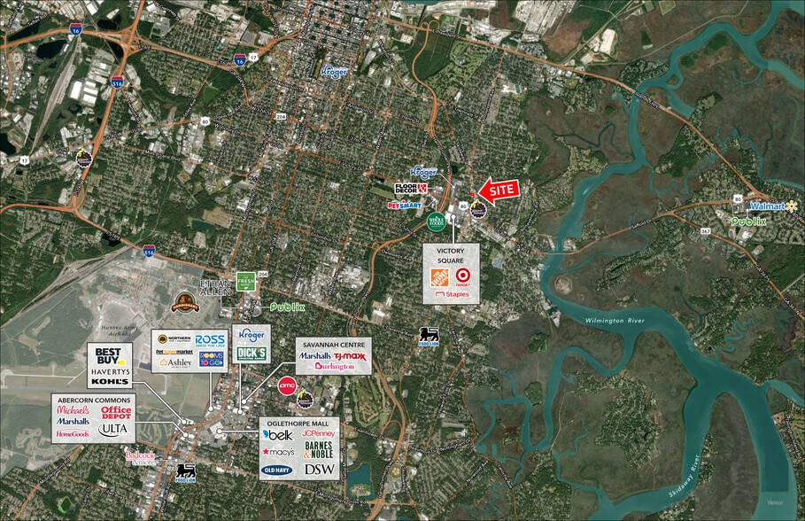 2405 Skidaway Rd, Savannah, GA for lease - Aerial - Image 2 of 7