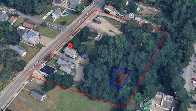 241-267 Albany Ave, Amityville, NY - aerial  map view - Image1