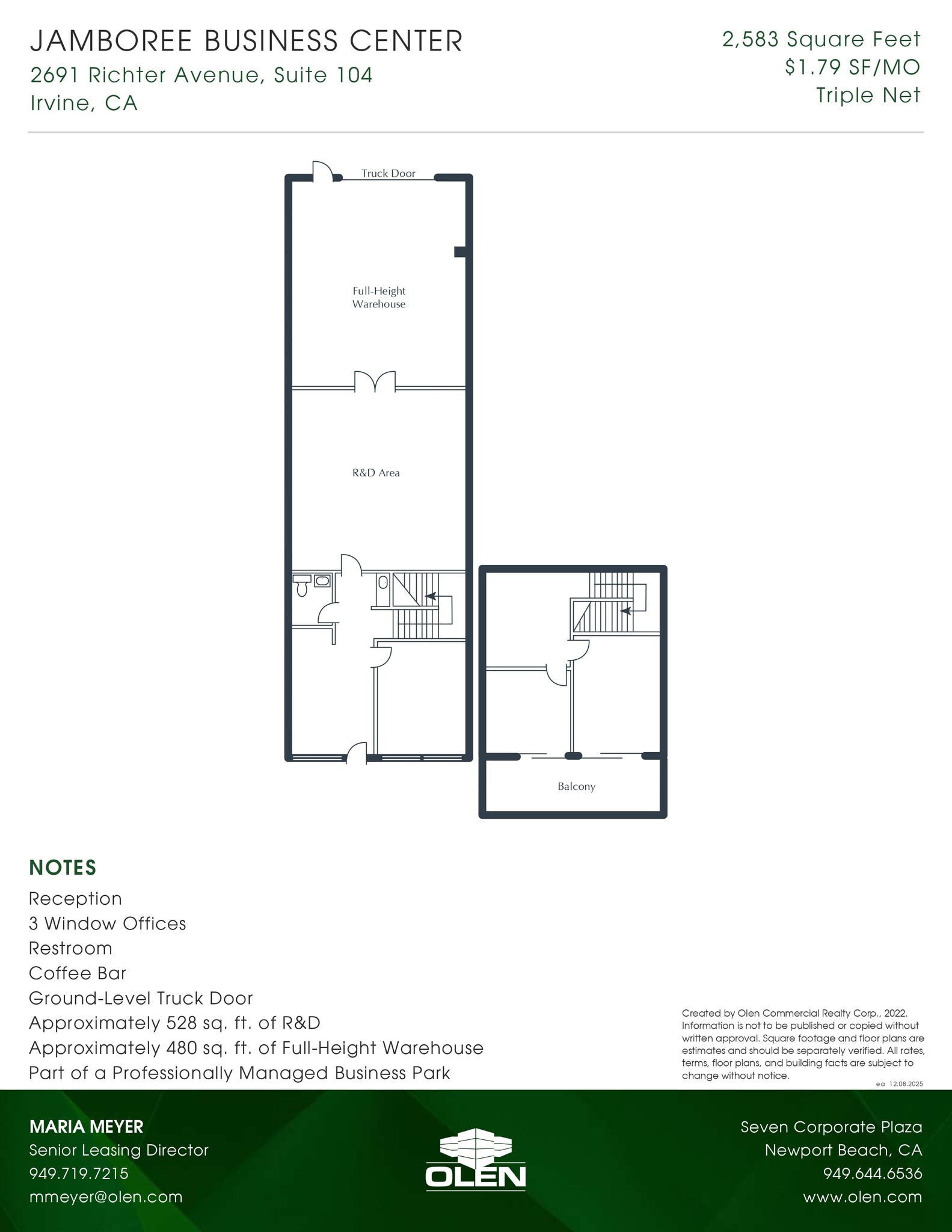 2691 Richter Ave, Irvine, CA for lease Interior Photo- Image 1 of 1