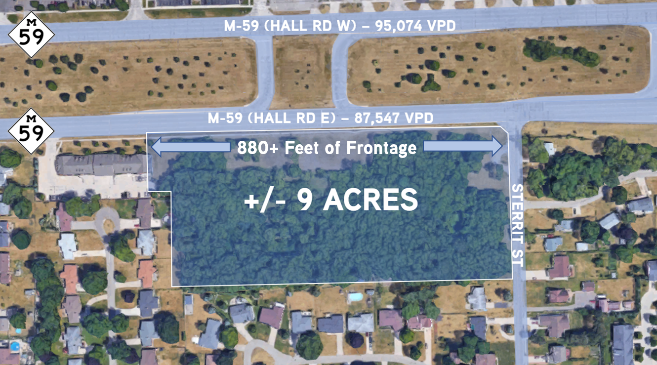 M-59, Sterling Heights, MI for sale Site Plan- Image 1 of 3