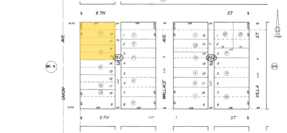 518-530 Union Ave, Bakersfield, CA for lease - Plat Map - Image 2 of 24