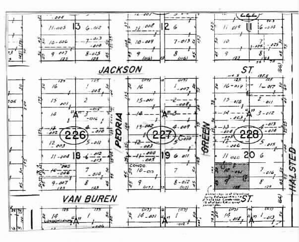 812-816 W Van Buren St, Chicago, IL for sale Plat Map- Image 1 of 1