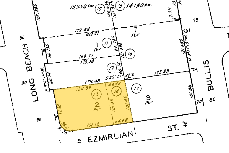 1606 N Long Beach Blvd, Compton, CA for sale - Plat Map - Image 2 of 4