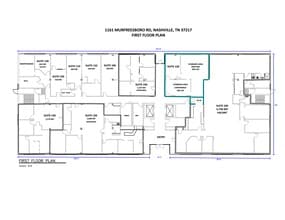 1161 Murfreesboro Rd, Nashville, TN for lease Site Plan- Image 1 of 10