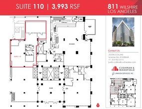 811 Wilshire Blvd, Los Angeles, CA for lease Floor Plan- Image 1 of 1