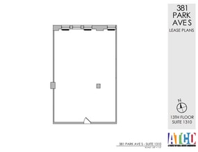 381 Park Ave S, New York, NY for lease Floor Plan- Image 1 of 1