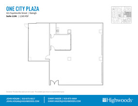 421 Fayetteville St, Raleigh, NC for lease Floor Plan- Image 1 of 1