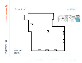 7361 Calhoun Pl, Rockville, MD for lease Typical Floor Plan- Image 1 of 1