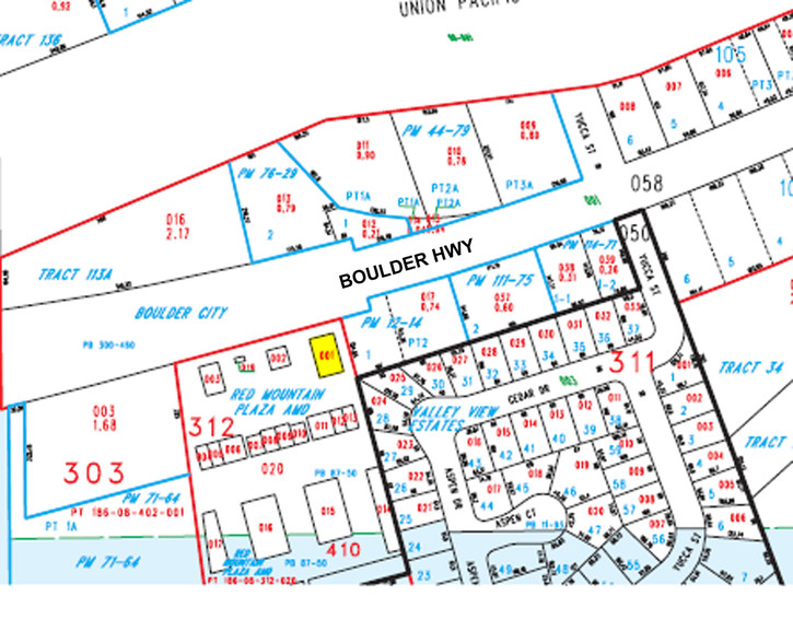 1627 Nevada Hwy, Boulder City, NV for sale - Plat Map - Image 2 of 2