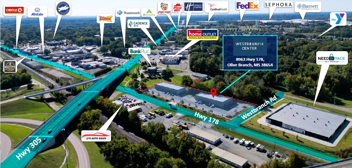 8963 Hwy 178 Hwy, Olive Branch, MS for lease Interior Photo- Image 1 of 5