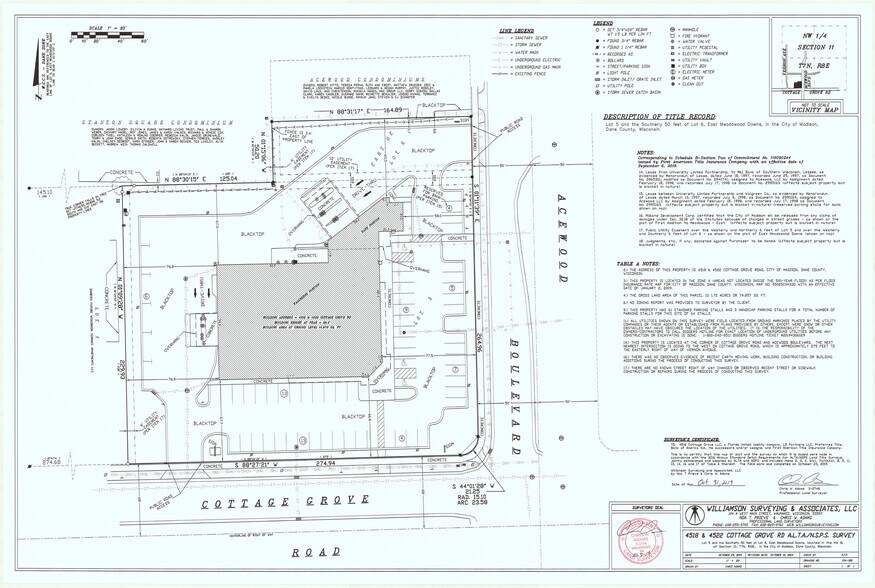 4522 Cottage Grove Rd, Madison, WI for lease - Plat Map - Image 2 of 3
