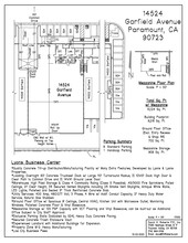 14512-14518 Garfield Ave, Paramount, CA for lease Site Plan- Image 1 of 1