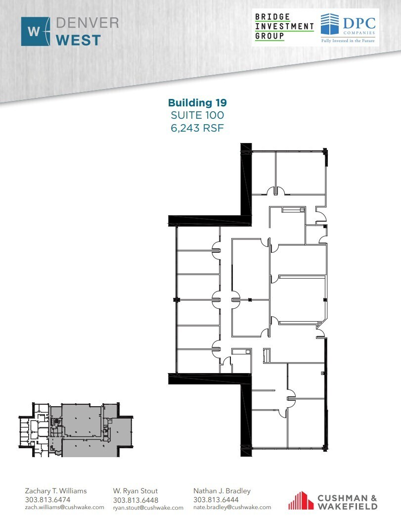 13949 W Colfax Ave, Lakewood, CO for lease Floor Plan- Image 1 of 1