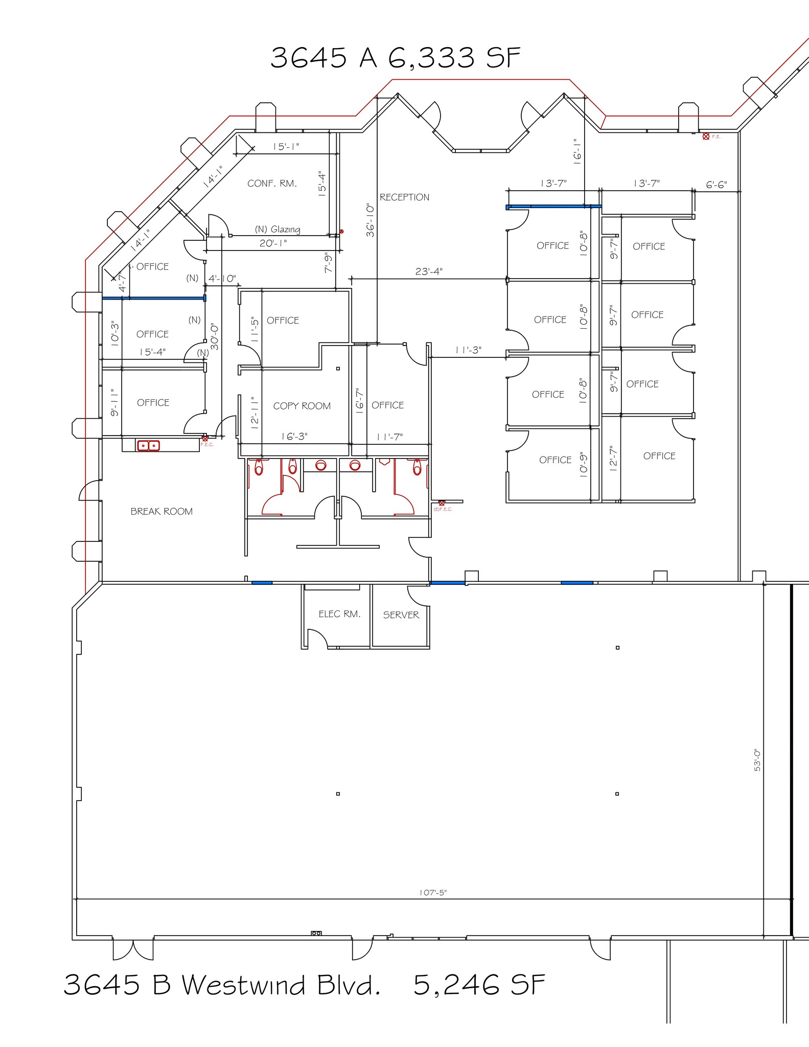 3601-3645 Westwind Blvd, Santa Rosa, CA for lease Site Plan- Image 1 of 1