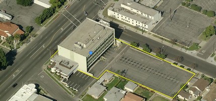 10800 Paramount Blvd, Downey, CA - aerial  map view