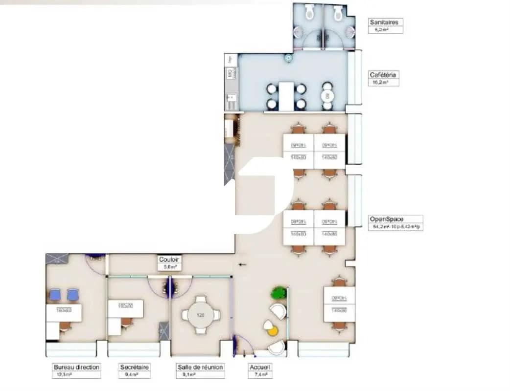 23 Rue Nationale, Paris for lease Floor Plan- Image 1 of 3