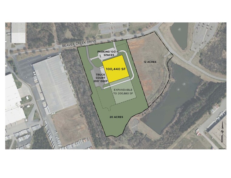 740 Beaver Creek Dr, Martinsville, VA for lease - Site Plan - Image 2 of 4