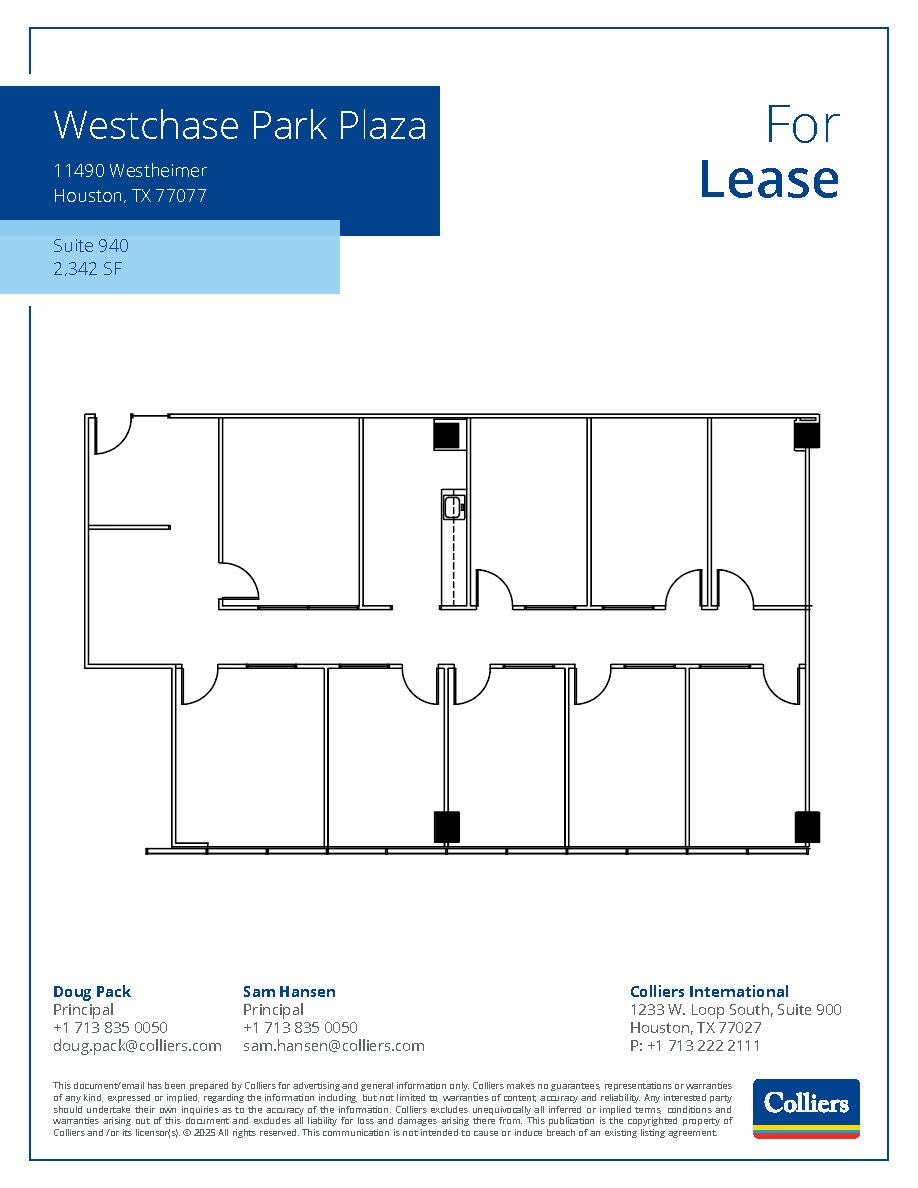 11490 Westheimer Rd, Houston, TX for lease Floor Plan- Image 1 of 1