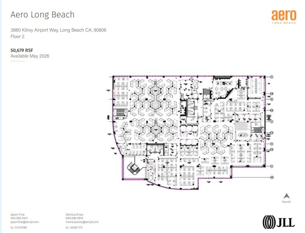 3900 Kilroy Airport Way, Long Beach, CA for lease Floor Plan- Image 1 of 1