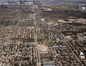 3440 N Shiloh Rd, Garland, TX - AERIAL map view