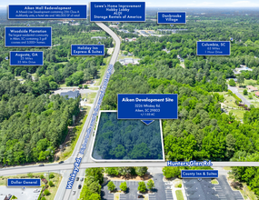 3226 Whiskey Rd, Aiken, SC - aerial  map view - Image1