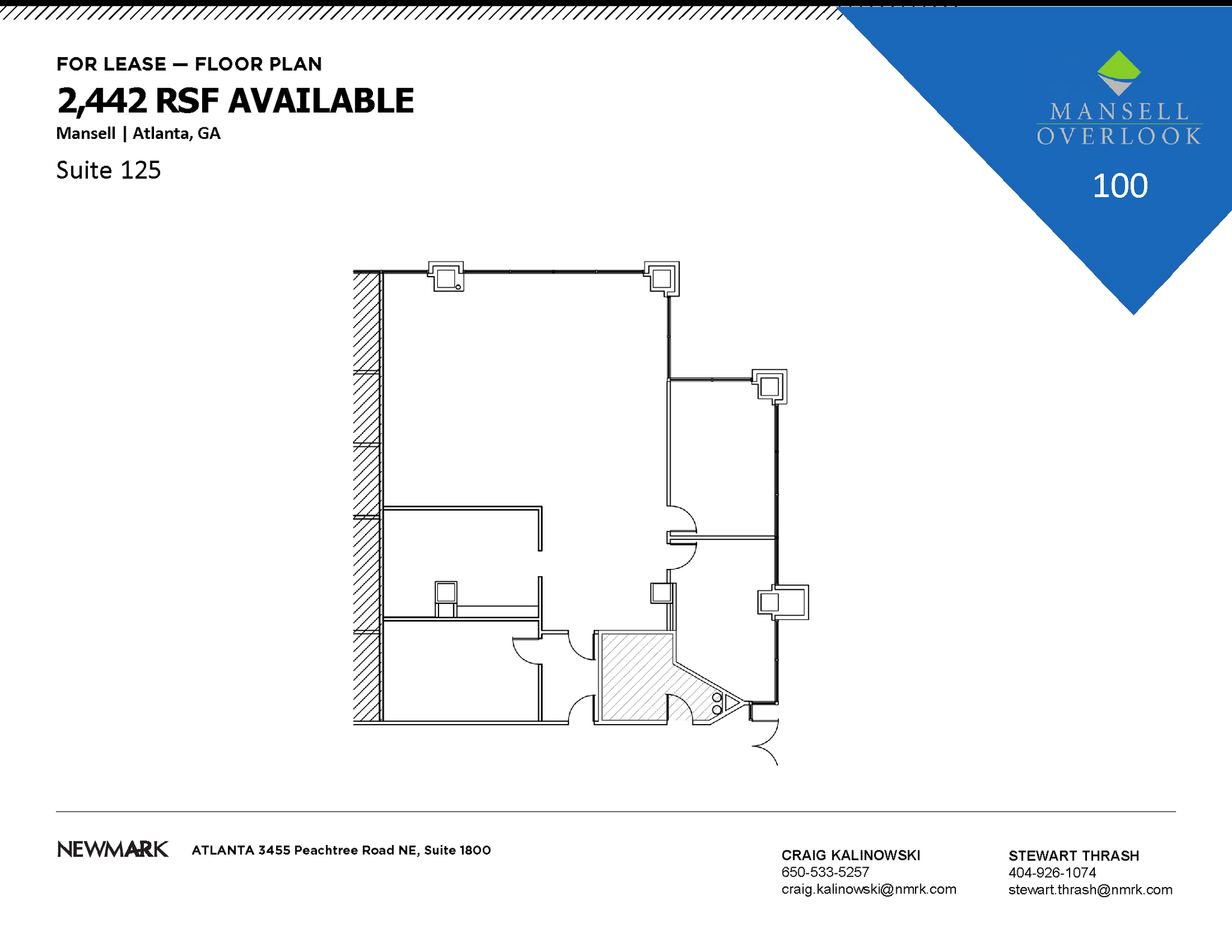 200 Mansell Ct E, Roswell, GA for lease Floor Plan- Image 1 of 1