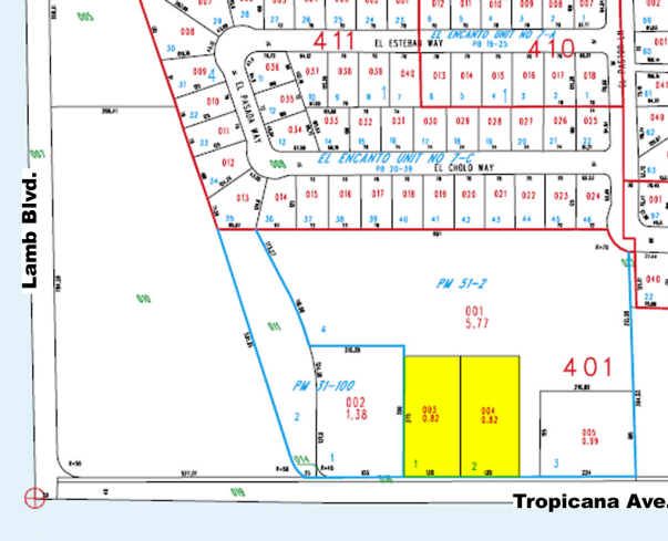 4310 E Tropicana Ave, Las Vegas, NV for lease - Plat Map - Image 2 of 16