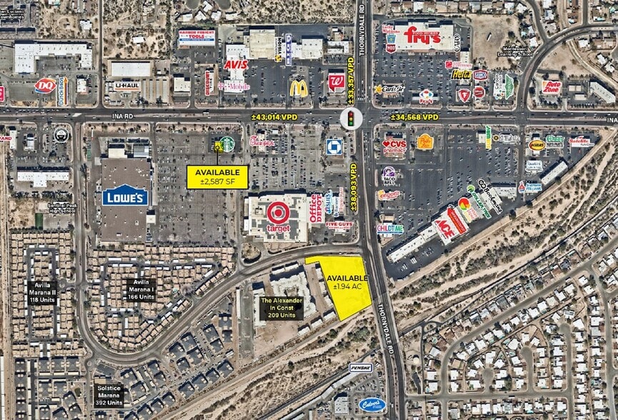 3951 W Ina Rd, Tucson, AZ for lease - Building Photo - Image 3 of 5