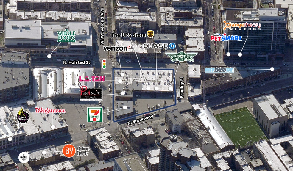 3708-3720 N Broadway St, Chicago, IL for lease - Building Photo - Image 2 of 7