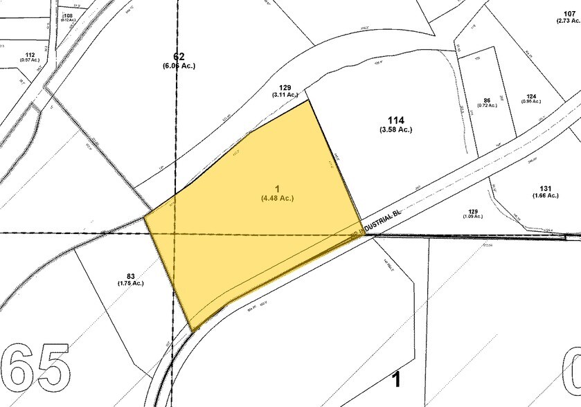 3725 Zip Industrial Blvd SE, Atlanta, GA for lease - Plat Map - Image 2 of 3