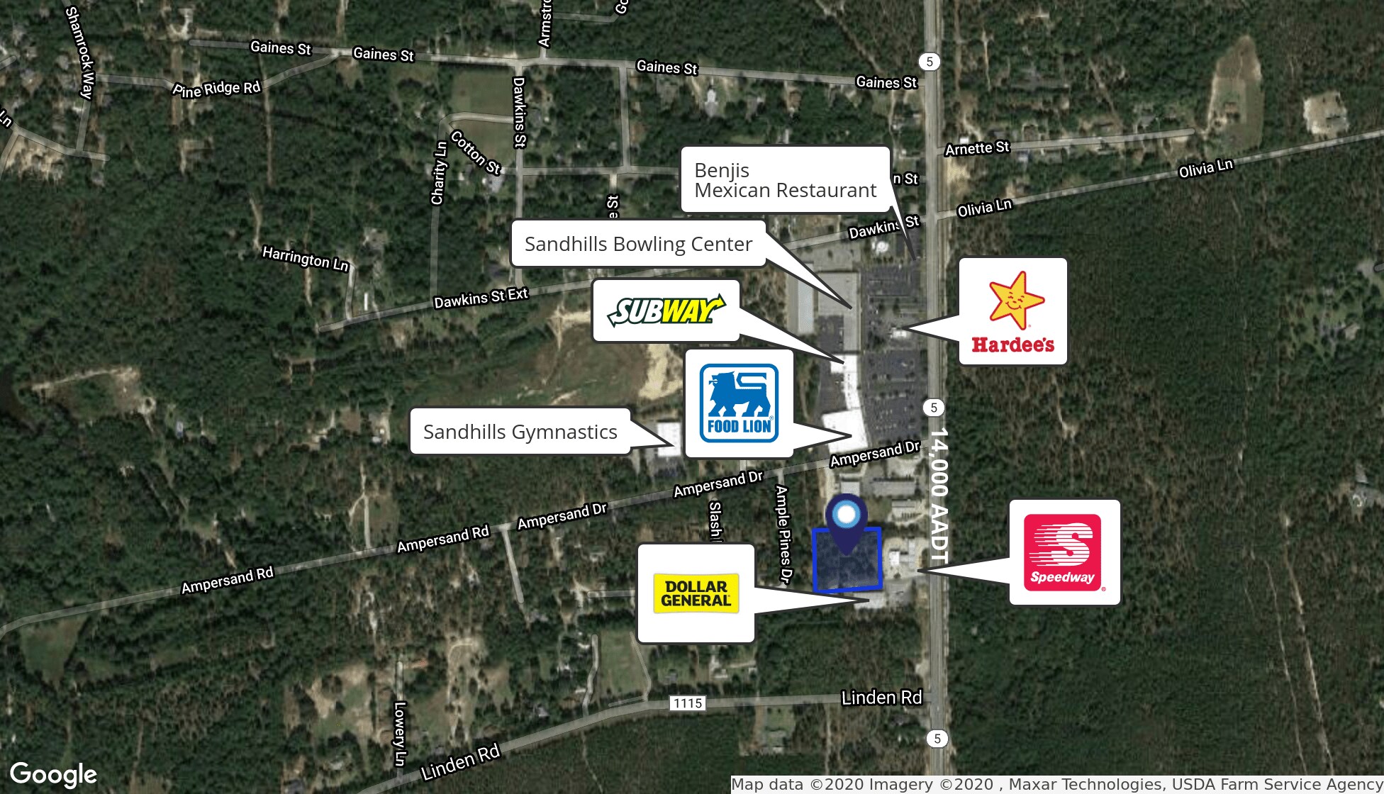 1768 NC Highway 5, Aberdeen, NC 28315 Land for Sale