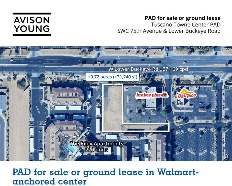 75th Ave & Lower Buckeye Rd, Phoenix, AZ for lease Primary Photo- Image 1 of 2
