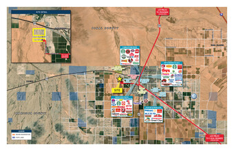 Highway 347 & Highway 238 Maricopa, Maricopa, AZ - aerial  map view