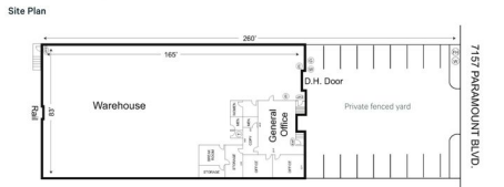 7157 S Paramount Blvd, Pico Rivera, CA for lease Floor Plan- Image 1 of 1