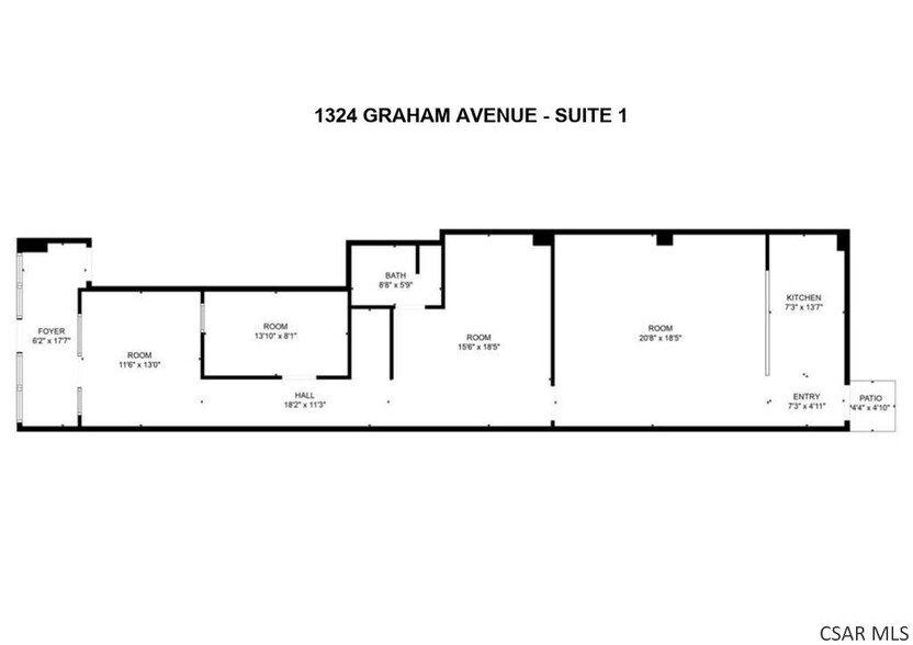 1324 Graham Ave, Windber, PA for lease - Floor Plan - Image 2 of 21