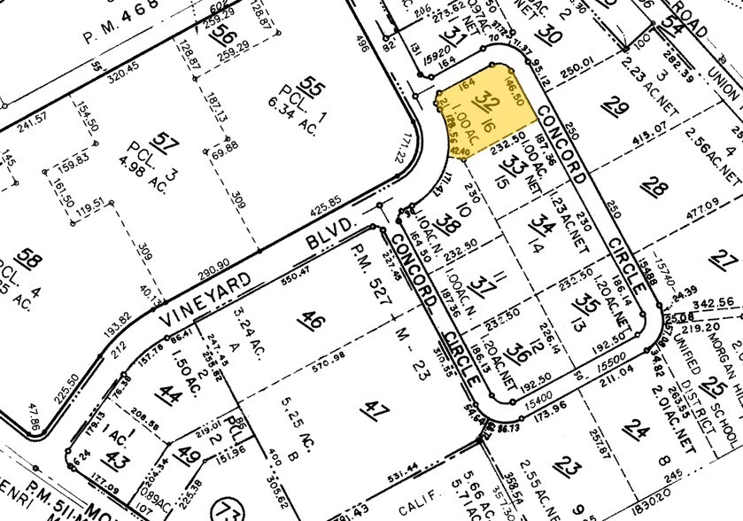 15940 Concord Cir, Morgan Hill, CA for sale - Plat Map - Image 1 of 1