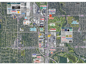 2543-2545 N Mayfair Rd, Milwaukee, WI - AERIAL map view