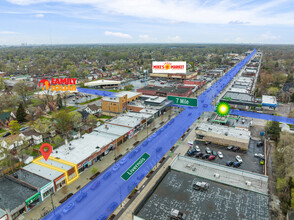 18955-18957 Livernois Ave, Detroit, MI - aerial  map view - Image1