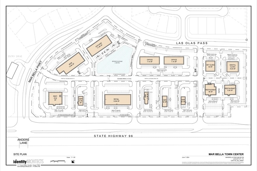 Hwy 96 & Marbella Pky, League City, TX for lease - Site Plan - Image 2 of 5