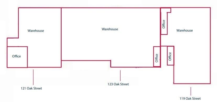 121 Oak St, Manteca, CA for sale - Floor Plan - Image 2 of 2