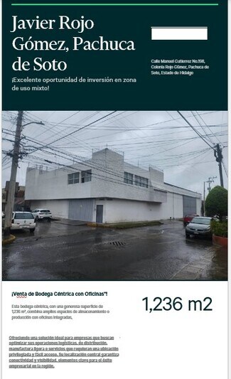 More details for Calle Manuel Gutiérrez 198, Pachuca De Soto - Industrial for Sale
