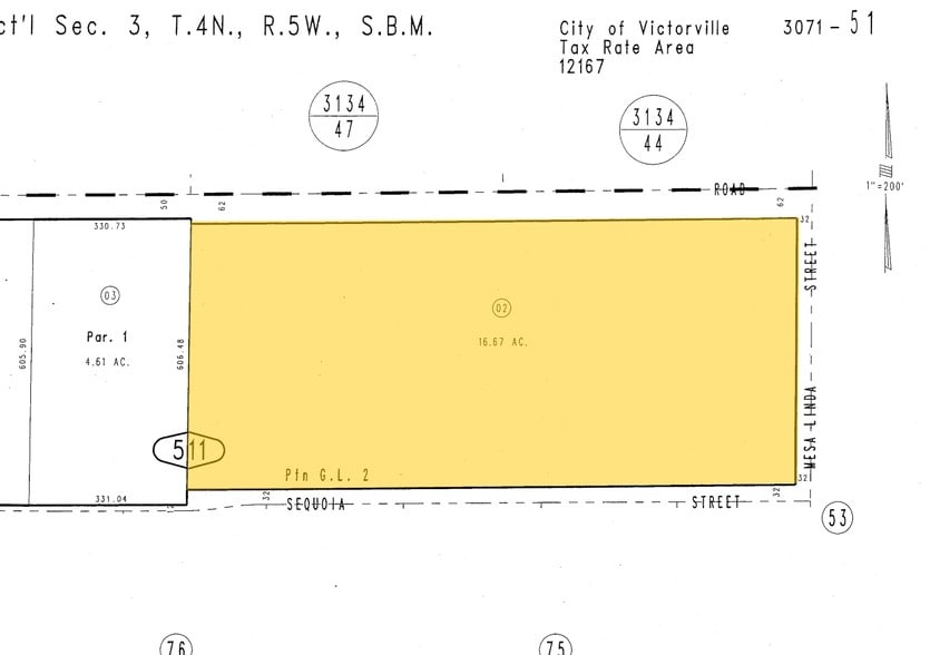 Bear Valley Rd, Victorville, CA for sale - Plat Map - Image 3 of 3