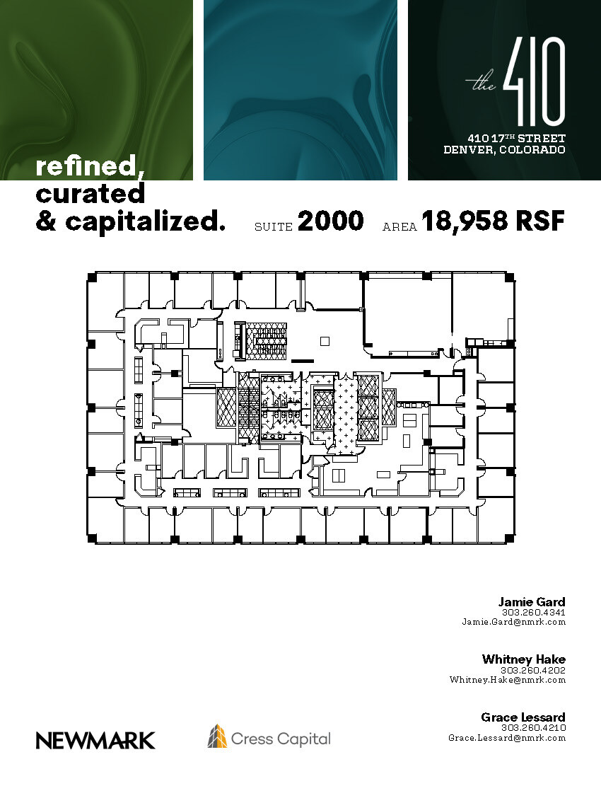 410 17th St, Denver, CO for lease Floor Plan- Image 1 of 1