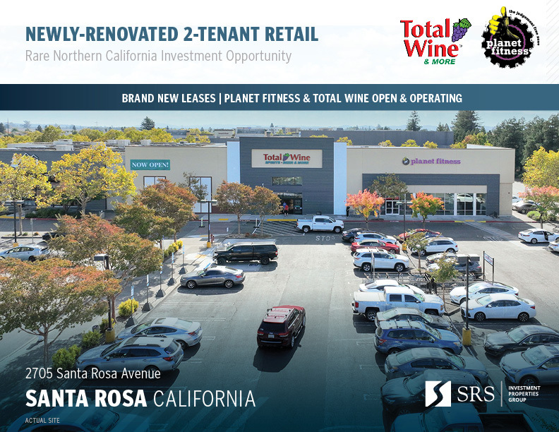 2705 Santa Rosa Ave, Santa Rosa, CA 95407 - Total Wine & Planet Fitness ...