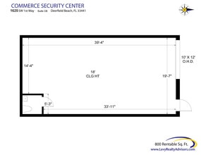 1533-1717 SW 1st Way, Deerfield Beach, FL for lease Floor Plan- Image 2 of 3