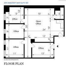 2041 Bancroft Way, Berkeley, CA for lease Floor Plan- Image 1 of 1