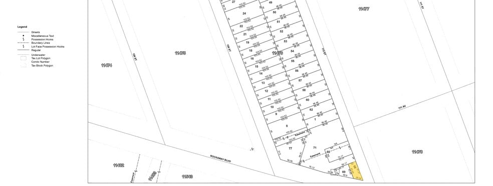 10919 Rockaway Blvd, Jamaica, NY for sale - Plat Map - Image 1 of 1