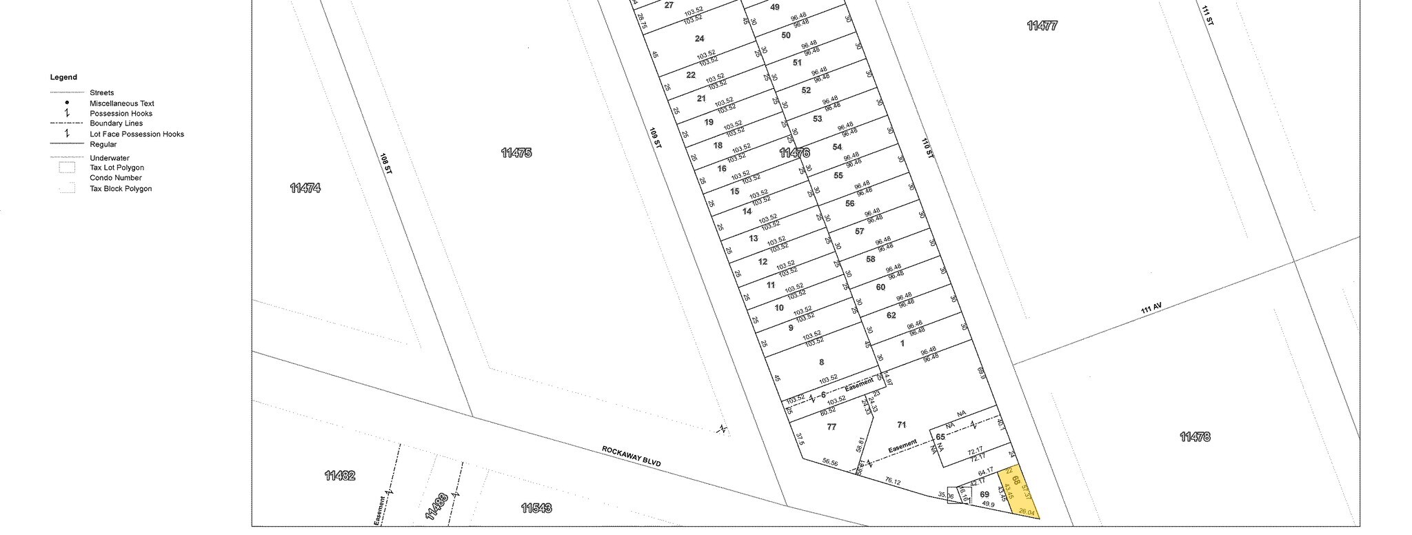 10919 Rockaway Blvd, Jamaica, NY for sale Plat Map- Image 1 of 1
